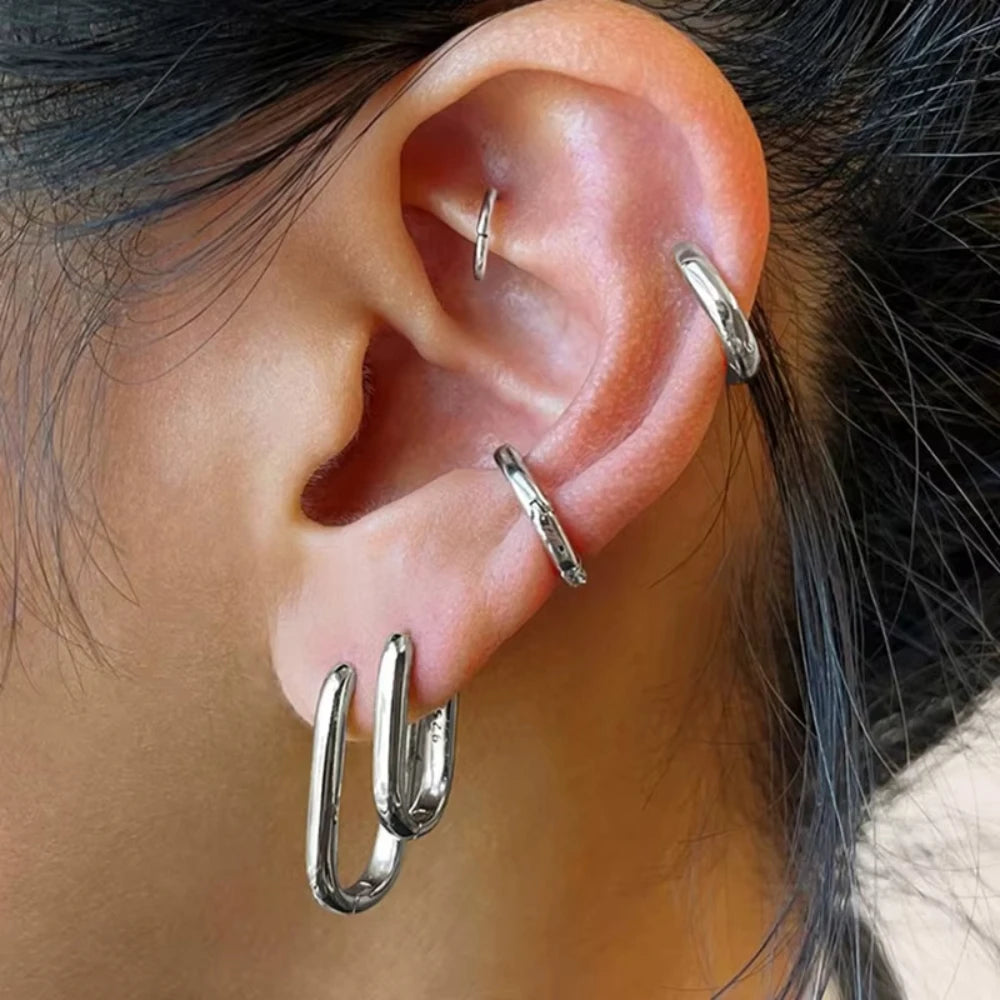 Mariasz | Gold Earrings Minimalist, Stainless Steel