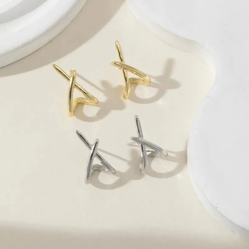 Sera | Cross Earrings for Women  Stainless Steel, Minimalist Design