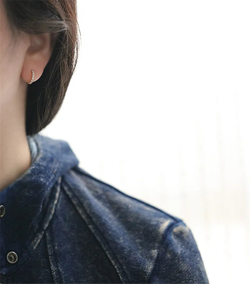 Sera | Crystal Earrings Gold Plated