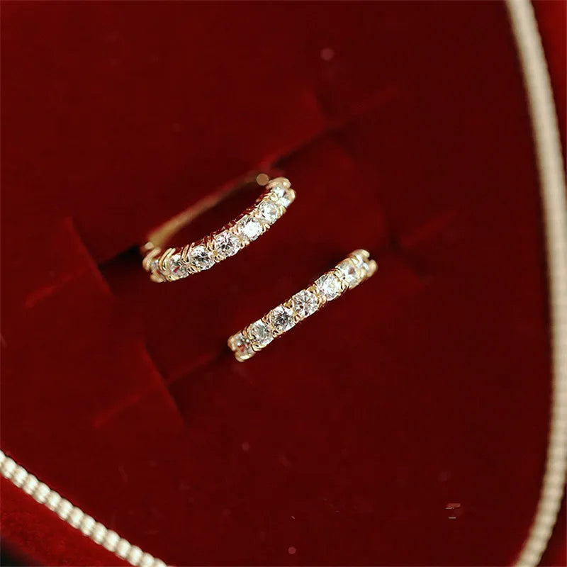 Sera | Crystal Earrings Gold Plated