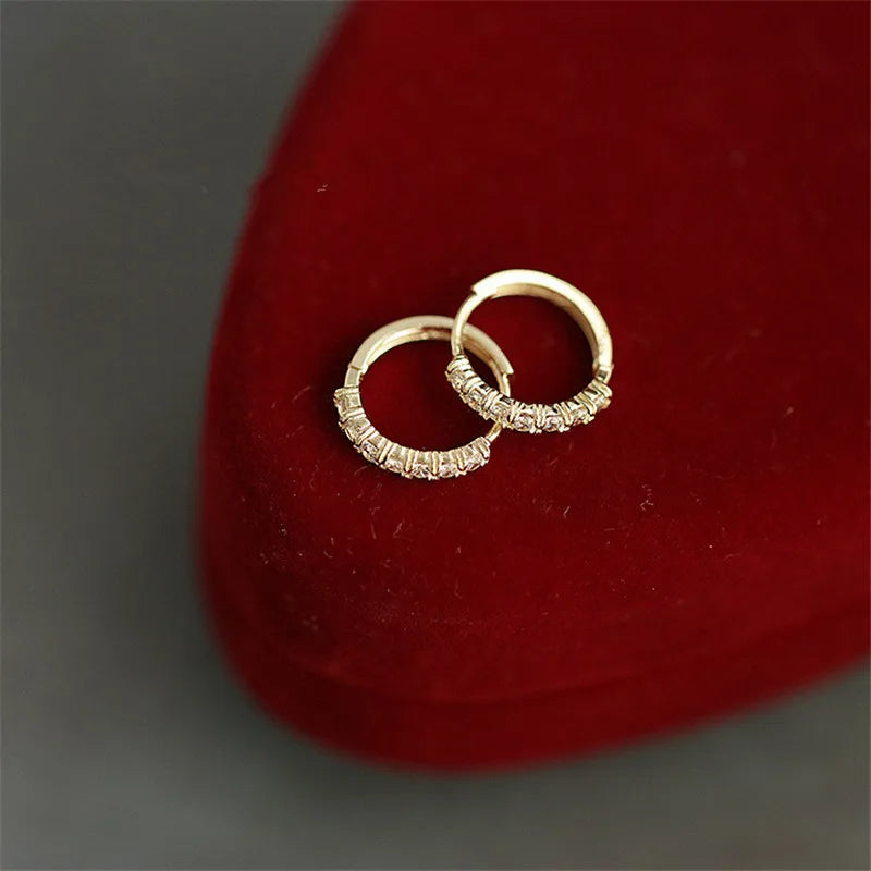 Sera | Crystal Earrings Gold Plated