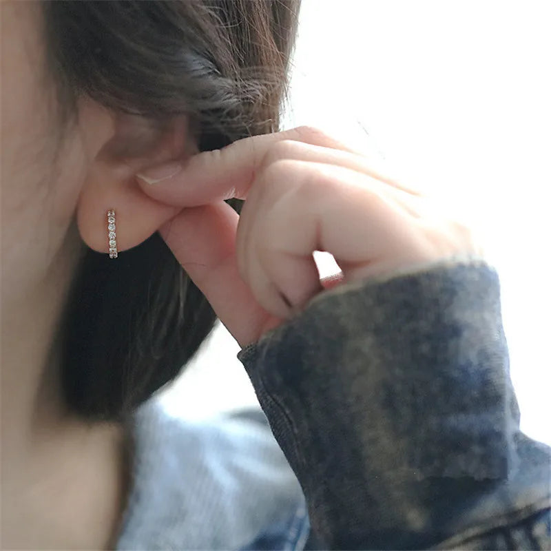 Sera | Crystal Earrings Gold Plated
