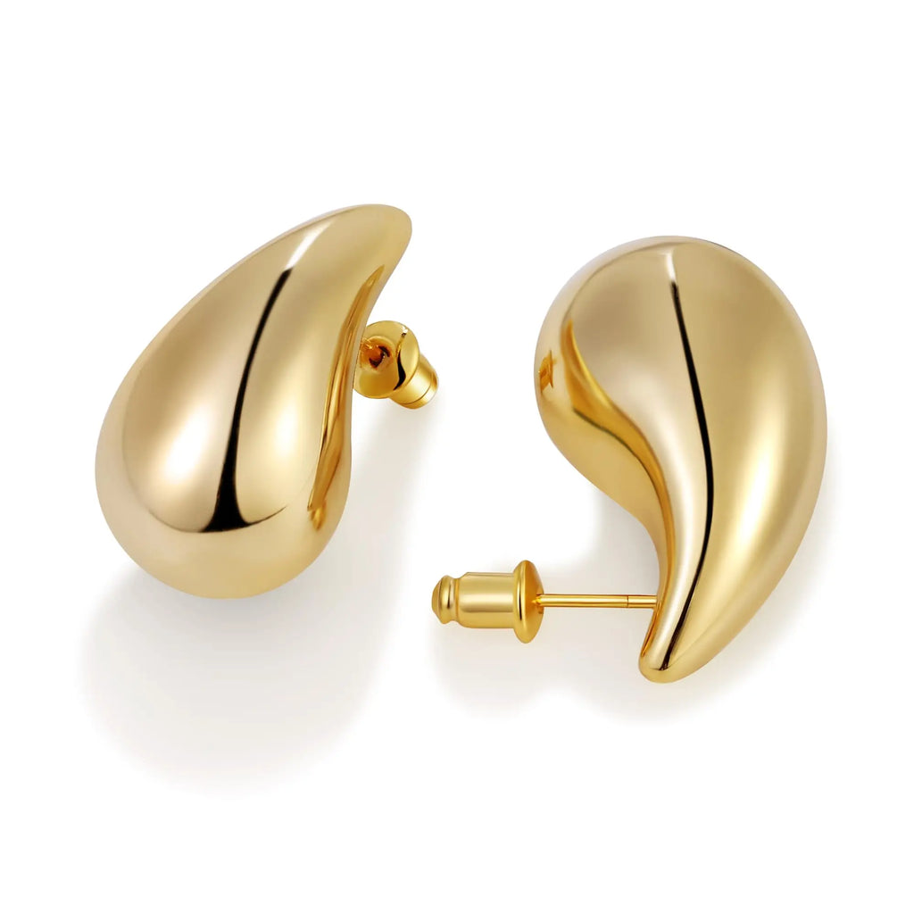 Svelte Teardrop Earrings | 14K Gold Plated