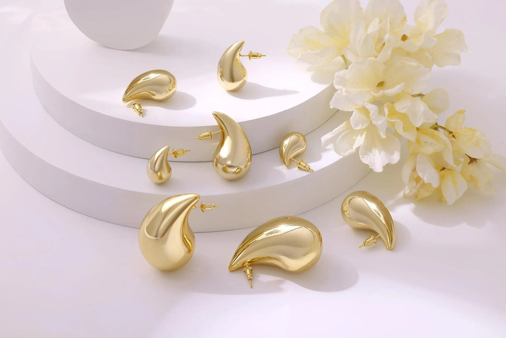 Svelte Teardrop Earrings | 14K Gold Plated